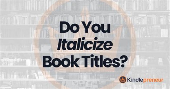 Do you italicize magazine article titles?